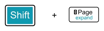 Expand or Condense diagram: +