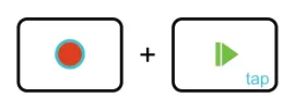 Step Recording diagram: +